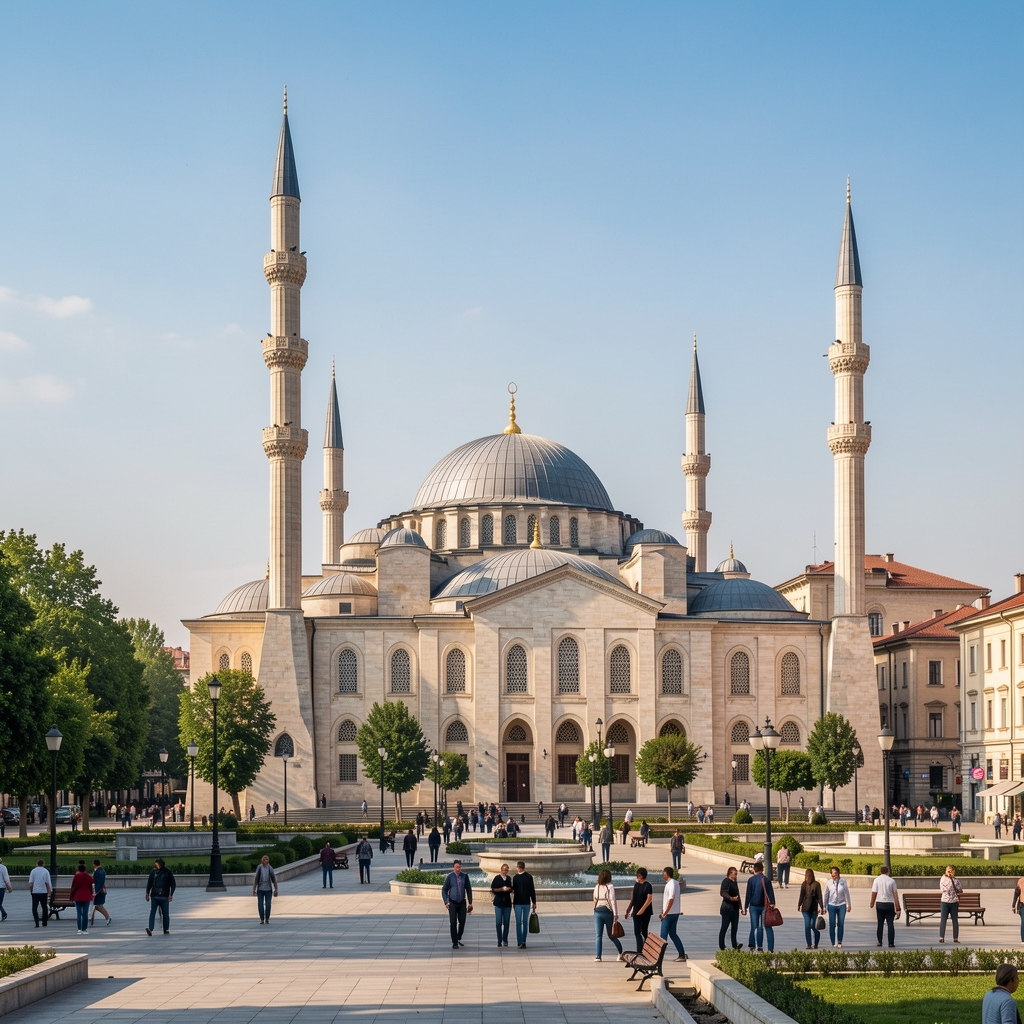 Ankara'nın modern iş merkezinde cam cepheli ofiste toplantı masası etrafında oturan dört kişilik finansal analiz ekibi, beyaz tahtada Türkiye enflasyon grafikleri görünüyor